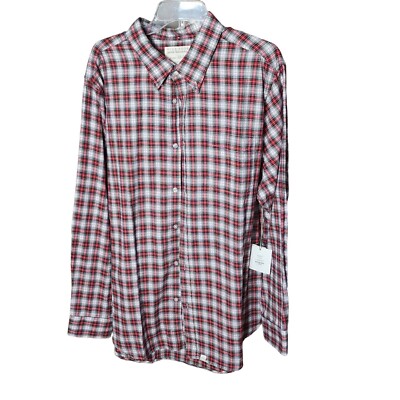 FIVE FOUR Nick Wooster NWT 2XL Men's Plaid Button Down Shirt