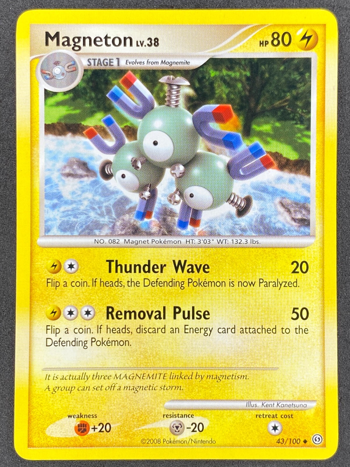 Pokémon Magneton 43/100 SF Stormfront NM
