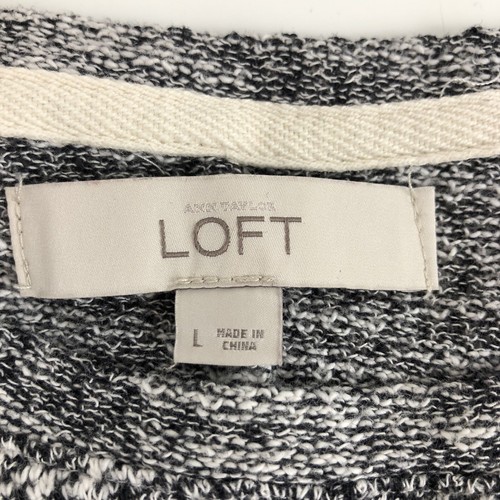 Ann Taylor Loft lightweight sweater 3/4 sleeve crew neck large. az - Picture 5 of 7