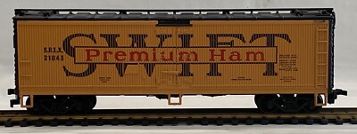 HO Scale ATHEARN 40  Scribed Reefer SWIFT Premium Ham S.R.L.X. 21043 Original Bo