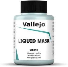 Acrylicos Vallejo 85 Ml Liquid Mask, Light Blue