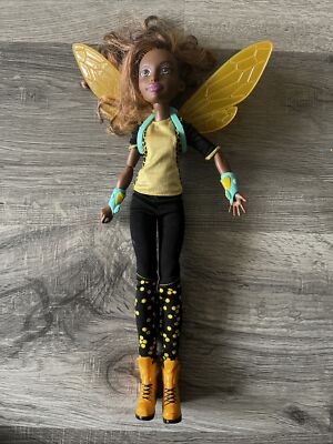 DC Comics Super Hero Girls Bumblebee 12'' inch Doll w/ Outfit and Wings Backpack