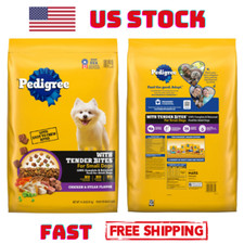 Pedigree With Tender Bites Chicken And Steak Dry Dog Food, 14 Lb Bag, 2 Pack