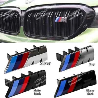 For BMW M Badge X1 X2 X3 X4 X5 X6 F48 G01 E84 3D Car Front Grille Badge Emblem - Bild 1 von 4