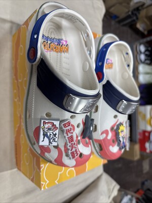 NEW Crocs x NARUTO MINATO CLASSIC CLOG Men Sizes 4-5-6 209885-160