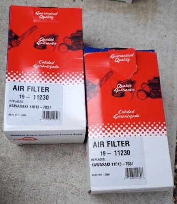2) New Rotary Replacement Kawasaki Air Filters 19-11230 11013-7031