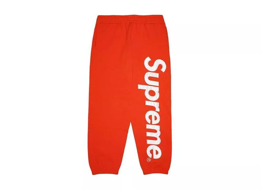 Pantalon de survêtement Supreme Satin Applique Orange