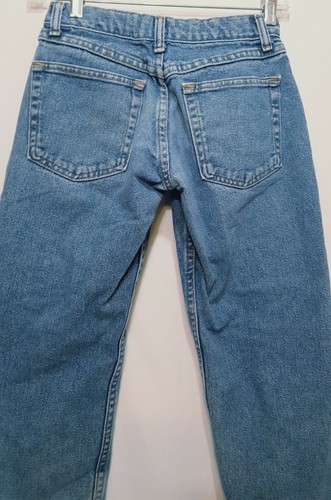 Blue Jeans Denim Boys Size 8 Husky Wrangler Adjustable Waist Straight - Picture 6 of 11