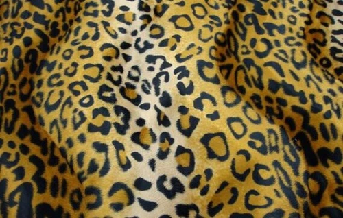 17 yards Leopard Gold Velboa upholstery Fabric per yard 60” wide image 2