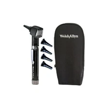 Welch Allyn Junior Otoscope Pocketscope Set with Handle and Soft Case