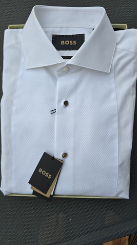 Camisa esmoquin HUGO BOSS talla 40 PVP € 379,-- De la nueva línea de lujo - ¡NUEVA!! - Imagen 3 de 8