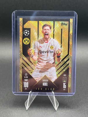 Topps 2024 Match Attax Gregor Kobel 100 Club Edition Borussia Dortmund