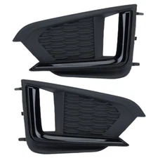 Left+Right Front Bumper Fog Light Lamp Cover Bezel For Subaru Impreza 2017-2019