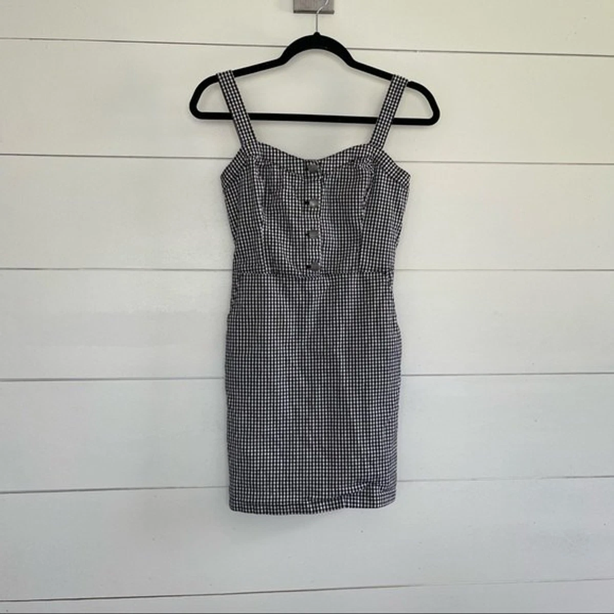 Hollister Gingham Mini Dress Women s Size Small EUC