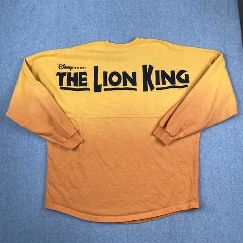 Walt Disney The Lion King Spirit Jersey Orange Adult Size XL Yellow Ombre - Picture 10 of 11