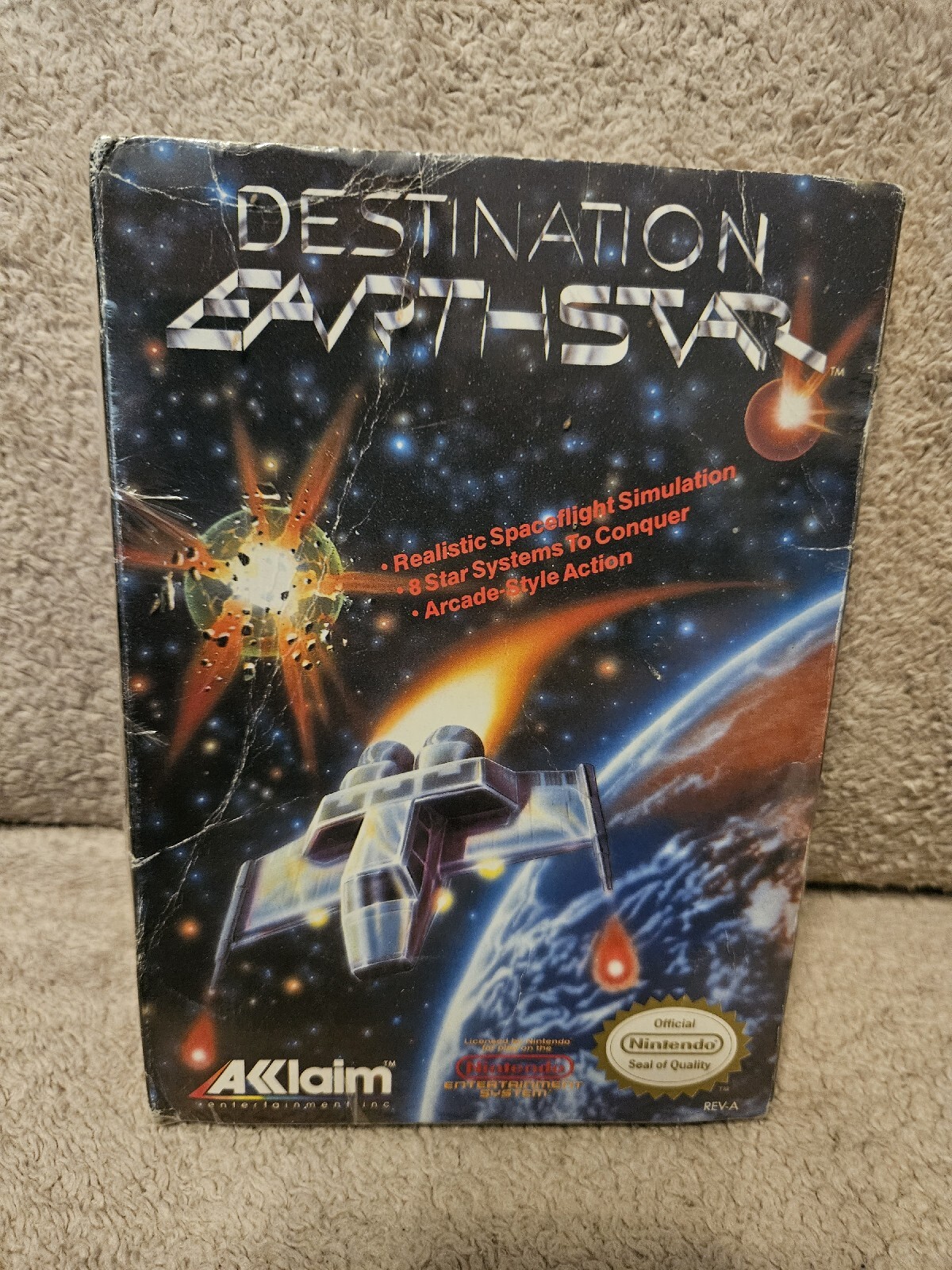 NINTENDO NES DESTINATION EARTHSTAR Game COMPLETE SEALED 21481102076
