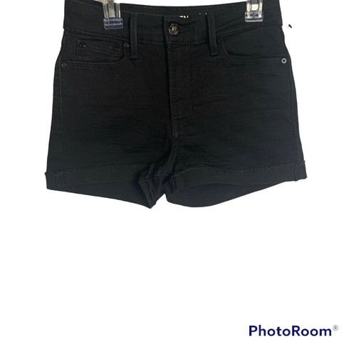 DENIZEN LEVI'S BLACK DENIM HIGH RISE 