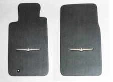 New! 2002 - 2005 Thunderbird Gray CARPET Floor Mats w Embroidered Bird Logo #113