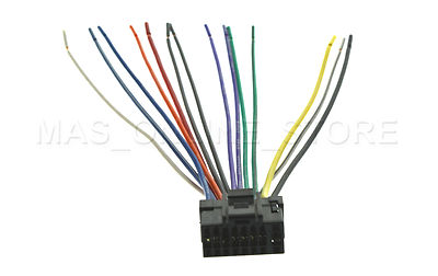 WIRE HARNESS FOR ALPINE CDE-153BT UTE-62BT CDE-SXM145BT CDE164BT UNITS  W3
