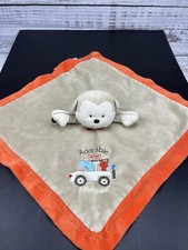 Carter's Lovey Monkey brown safari adventure security blanket Baby Toddler