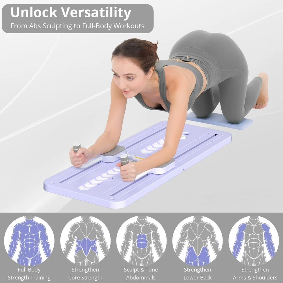 Pilates Board, Placa Abdominal Multifuncional, Ab Core Trainer, Ab Trainer Mach - Imagem 3 de 4