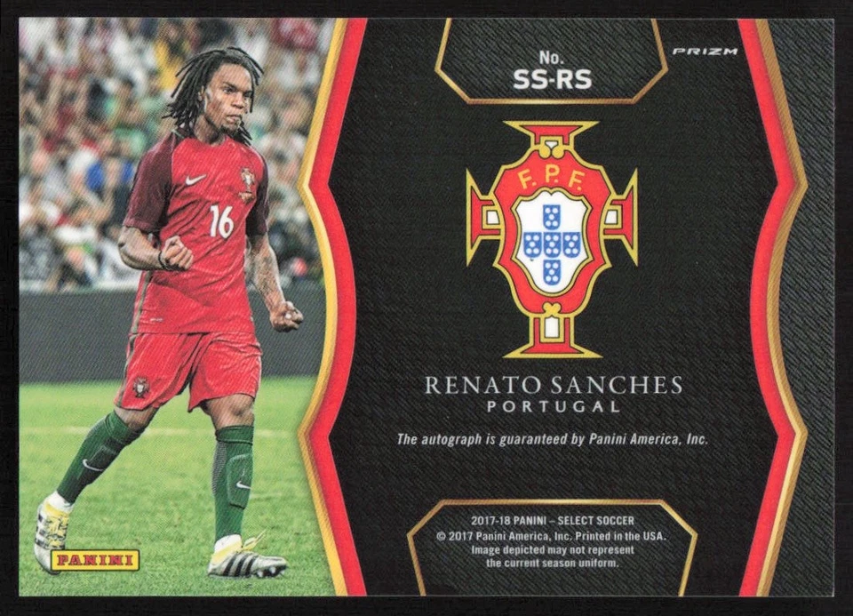 2017-18 Panini Select Signatures Auto #SS-RS Renato Sanches Portugal - Image 2 of 2