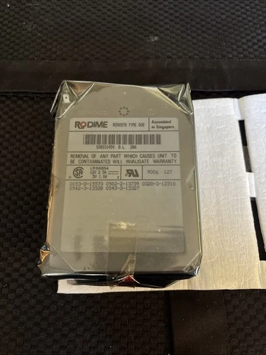 Rare vintage Rodime R03057S Type 00B Winchester disk drive - New
