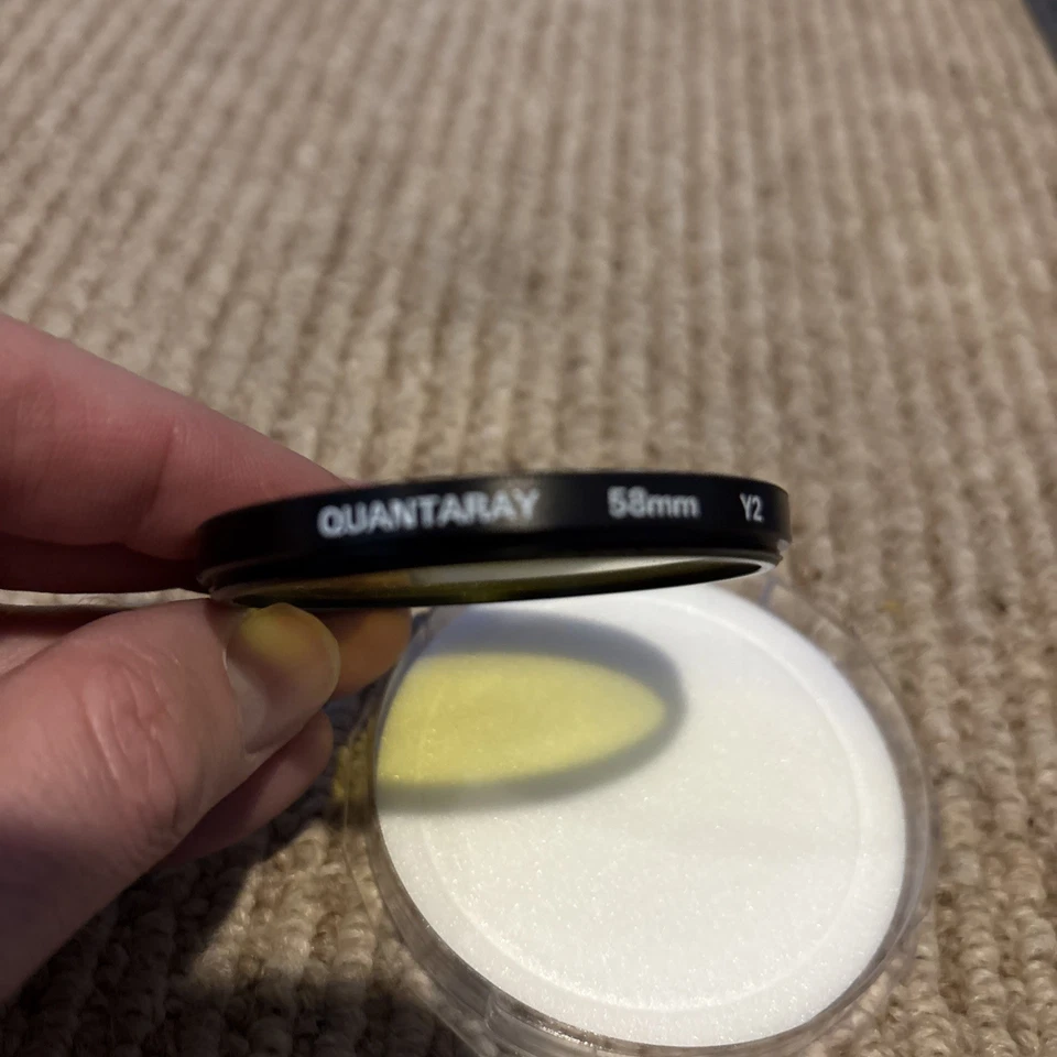 Quantaray 58mm Y2 filter Yellow color - Image 3 of 4
