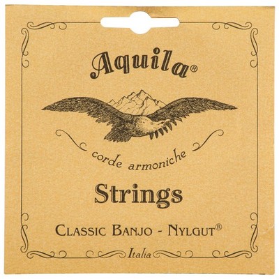 Aquila New Nylgut AQ-5B Banjo Strings   Medium Tension Dbgdg-Set of 5