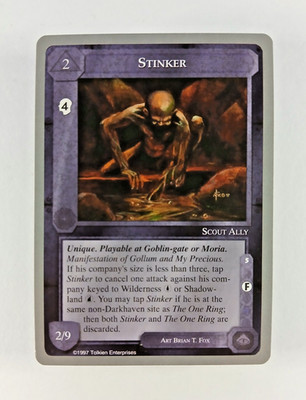 Stinker - Middle Earth CCG card (1998 ICE) MECCG Silver Grey Border Reprint LotR