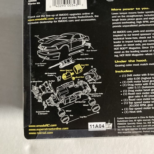 XMODS Stage 2 Motor Upgrade Kit Super Street Hot Rod RadioShack - Picture 9 of 10