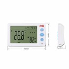 Uni-t A12T Digital LCD Thermometer Hygrometer Temperature Humidity Meter Alarm