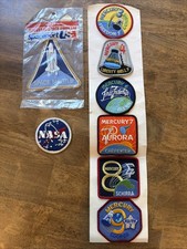 Vintage Space Patches Mercury 3,4,6,7,8,9 + S...