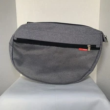 Skip Hop Grab and Go Stroller Caddy Saddlebag Grey
