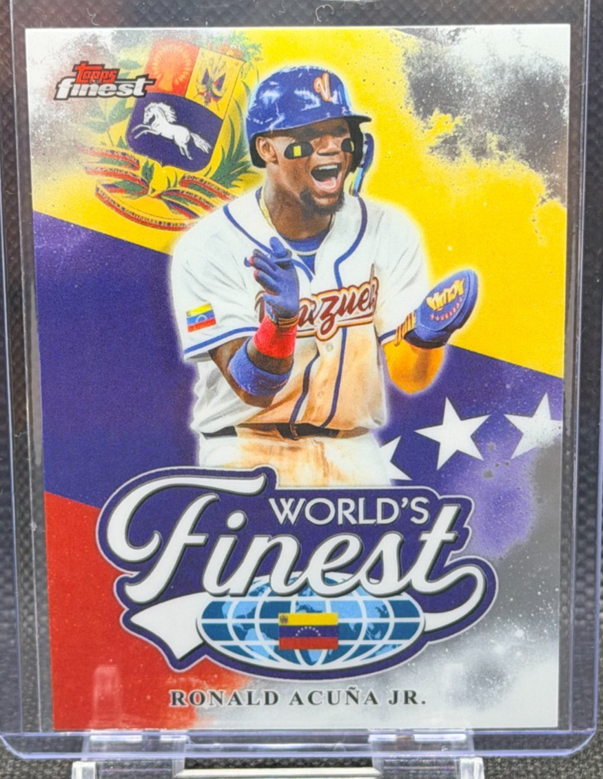 Ronald Acuna Jr. 2026 Topps Finest World's Finest #27 - Venezuela