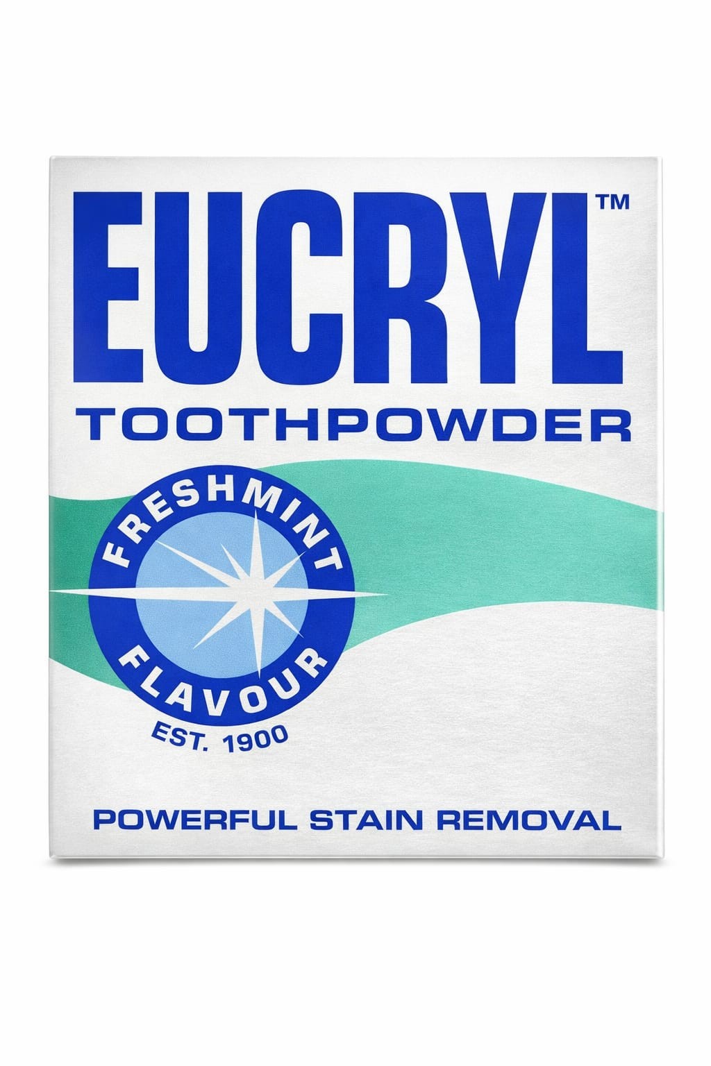 Eucryl Freshmint Flavour Toothpowder Smokers Powerful Stain Removal - 50g X 12