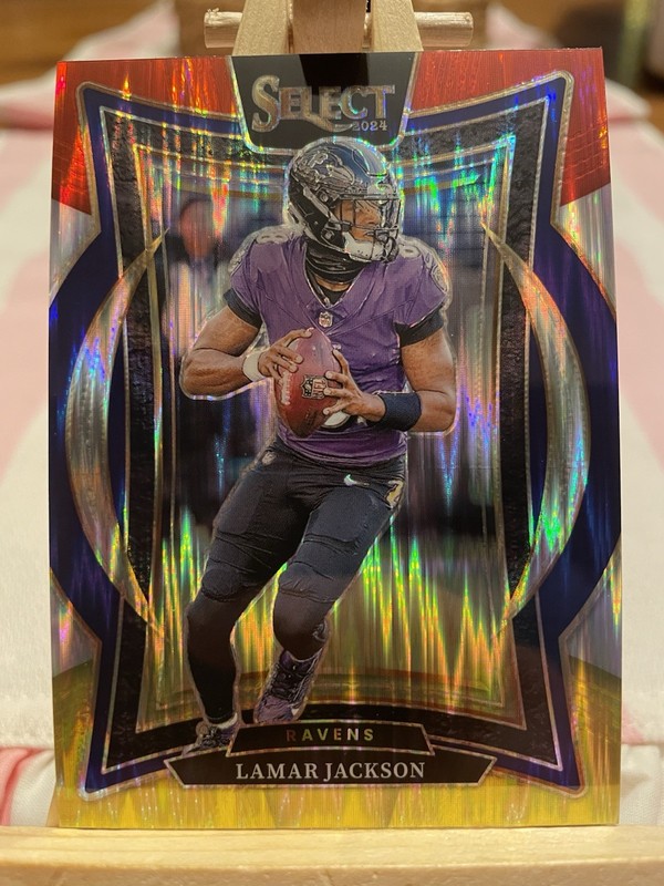 2024 Panini Select Football Prizm Lamar Jackson Derrick Henry Ravens Lot
