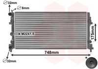 VAN Wezel MotorküHler WasserküHler *** IR Plus *** 49002037 FüR VW Audi Seat 8XF