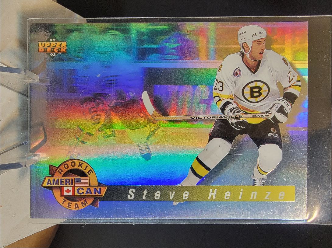 1992 Upper Deck Ameri - Can Rookie Team #AC3 Steve Heinze - Boston Bruins