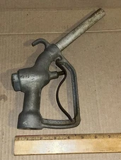 Vintage Aluminum Gas Pump Handle Nozzle EBW Enterprise Made in USA Muskegon Mich