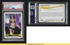 2014 Topps WWE NXT Prospects Sasha Banks #17 PSA 9 MINT