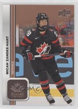 2023 Upper Deck Team Canada Juniors Women's WC Rose Gold Micah Zandee-Hart 2d8