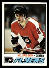 1977-78 Topps Mel Bridgman #121 - Philadelphia Flyers - VG