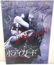 The Bodyguard Movie Cast Signed Program Whitney Houston Kevin Costner Bill Cobbs