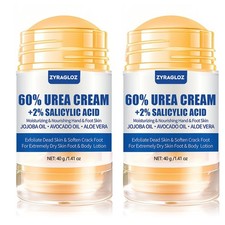 Urea Cream Stick 60 plus 2 Salicylic Acid, 2PCS 1.4 Ounce Pack of 2