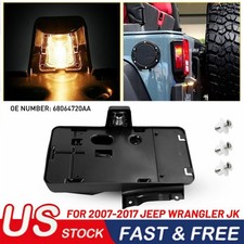 Fit For Jeep Wrangler Jk Rear License Plate Mounting Bracket Holder 2007-2017 Us