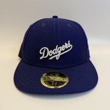 Los Angeles Dodgers Hat Cap Fitted Mens 7 1/4 Blue MLB Baseball Kith x New Era