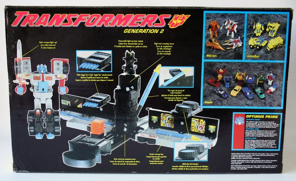 RARE VINTAGE 1994 TRANSFORMERS G2 LASER ROD OPTIMUS PRIME EUROPEAN NEW ! - Image 2 of 4