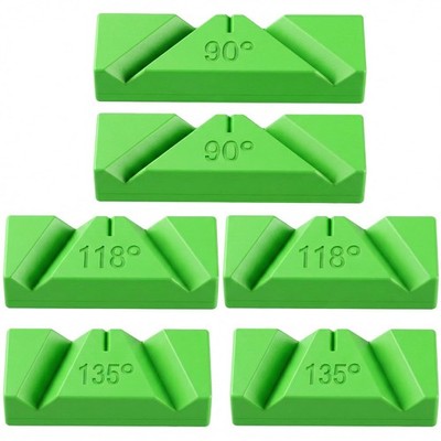 Molain 6 Pcs Drill Bit Sharpening Guide Jig, Drill Bit Sharpener for Bench Gr...