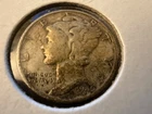 (4) MERCURY DIMES  1930S  1945P  1943P  1942D  Good Fine Condition 90% SILVER